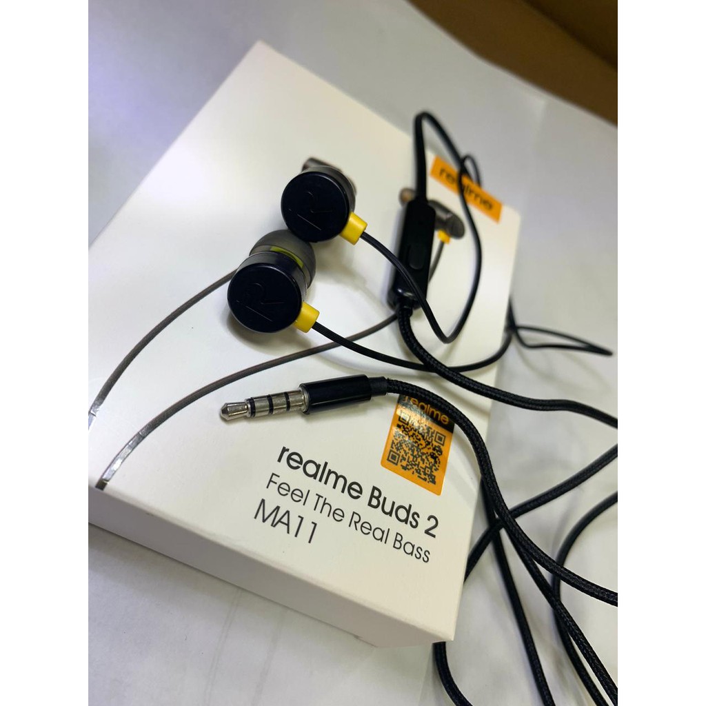 earphone handsfree purebass realme buds RMA101 / MA11 / R32 / QP-005 / AT-038 / RMA103 / R30 / R88 / R35-MA11 buds 2