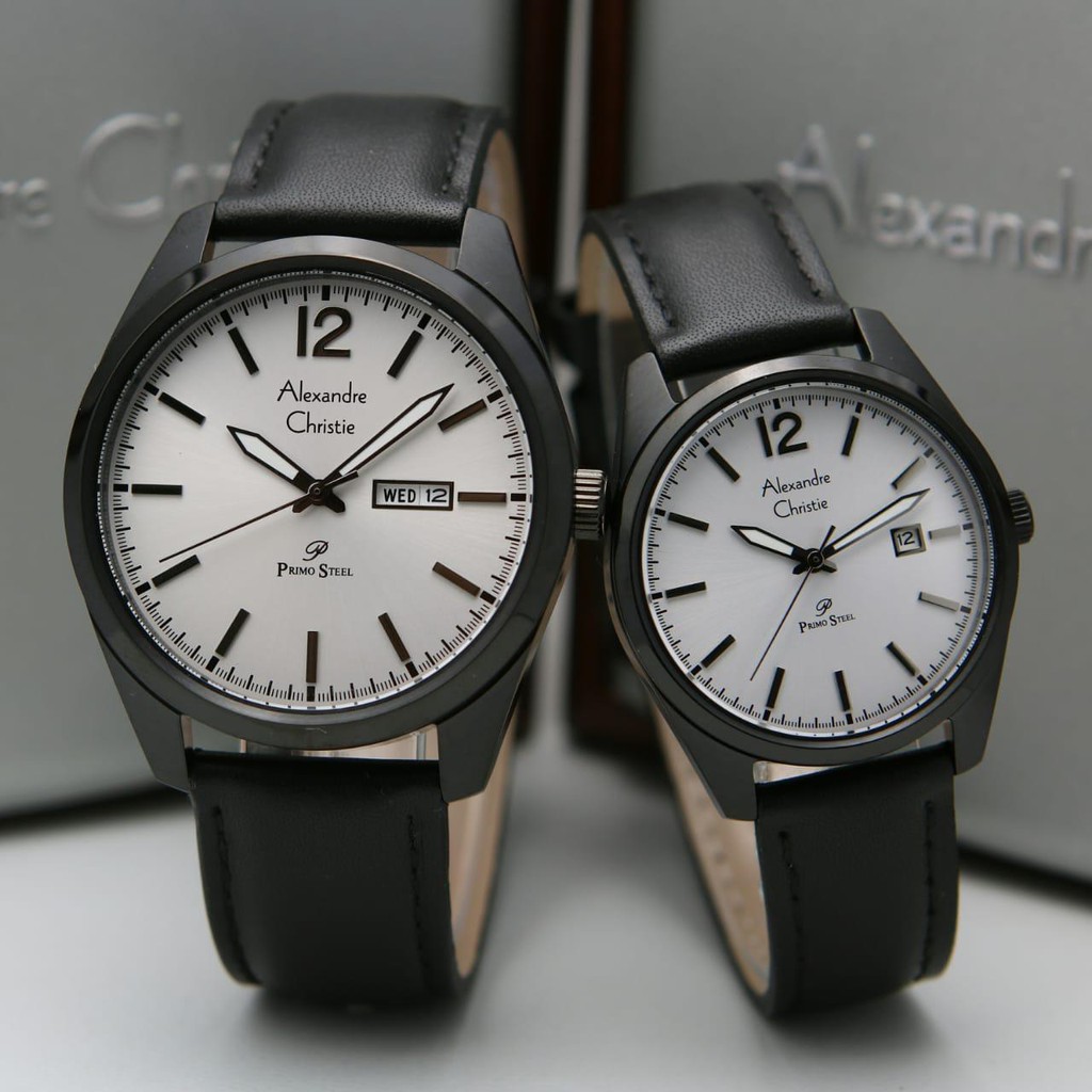 JAM TANGAN ORIGINAL COUPLE ALEXANDRE CHRISTIE AC 1012