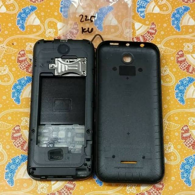 Casing Nokia 225 / RM-1011 / RM1011 / NOKIA ASHA 225 FULLSET dan DEPAN BELAKANG Mantap murah meriah