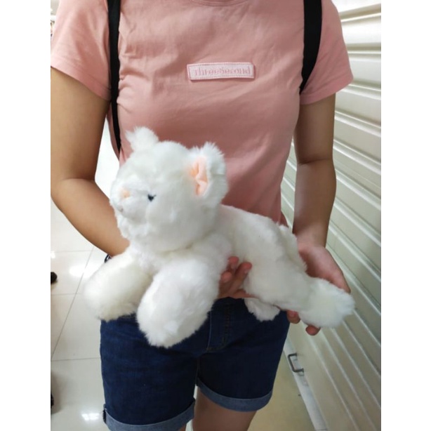 Boneka Kucing Anggora putih
