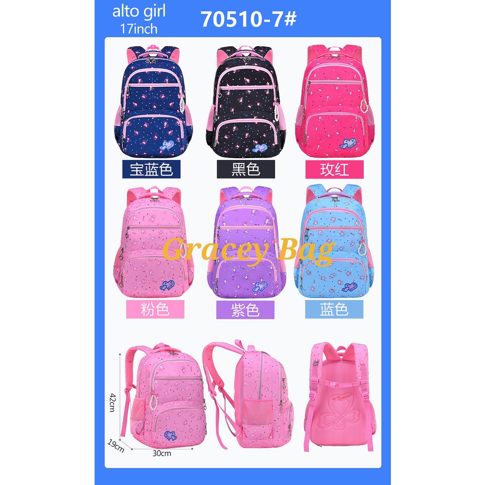 GB-70510 Tas Ransel Sekolah Anak Perempuan Altogirl by Alto