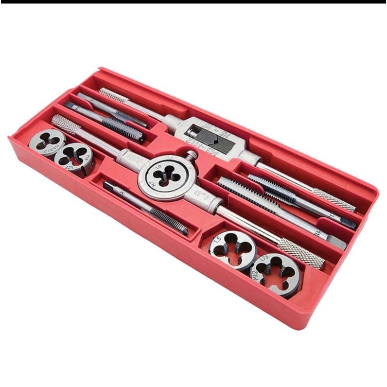 kodenki TND201 hand tap die set 12pc/tap senai set 12pc senai baut