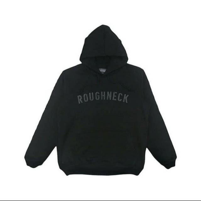 HOODIE ROUGHNECK WARNA HITAM