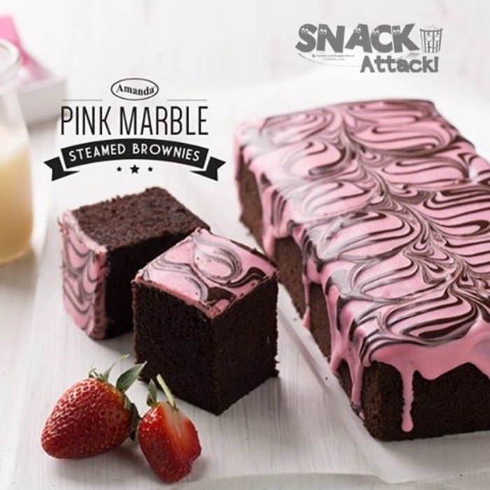 

Pink Marble - Brownies Kukus Amanda