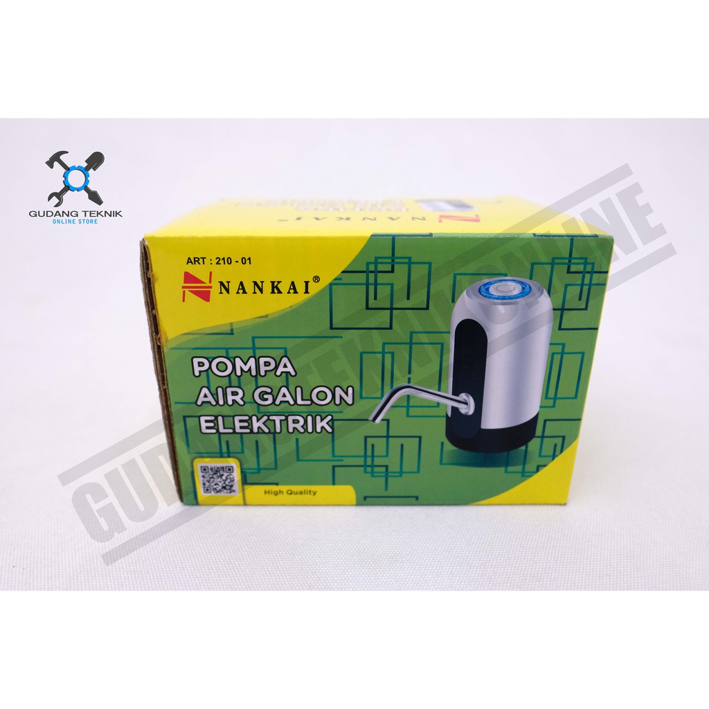 Pompa Galon Elektrik Nankai Rechargeable / Pompa Galon Air Aqua NANKAI