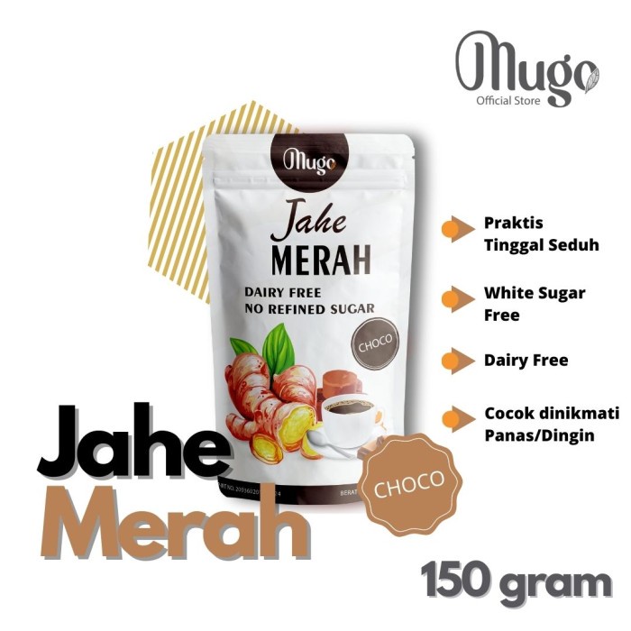 

COD Mugo, Jahe Merah Choco (Ginger Choco Latte) Gula Aren Murni Praktis