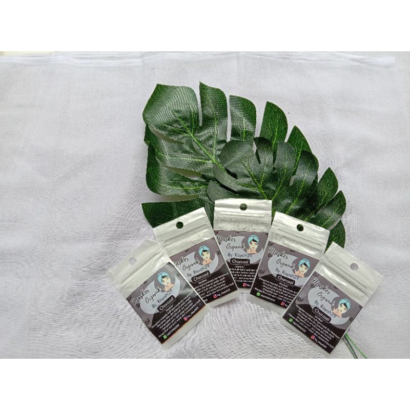 MASKER ORGANIK VARIAN CHARCOAL/VARIAN STRAWBERRY/VARIAN BENGKOANG