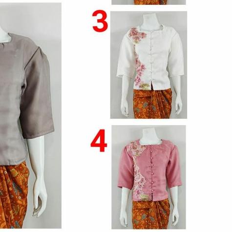 9041 | Indah Kebaya Abaya Kurung Modern Encim Kutubaru Bali Maya Murah - S, Abu-abu