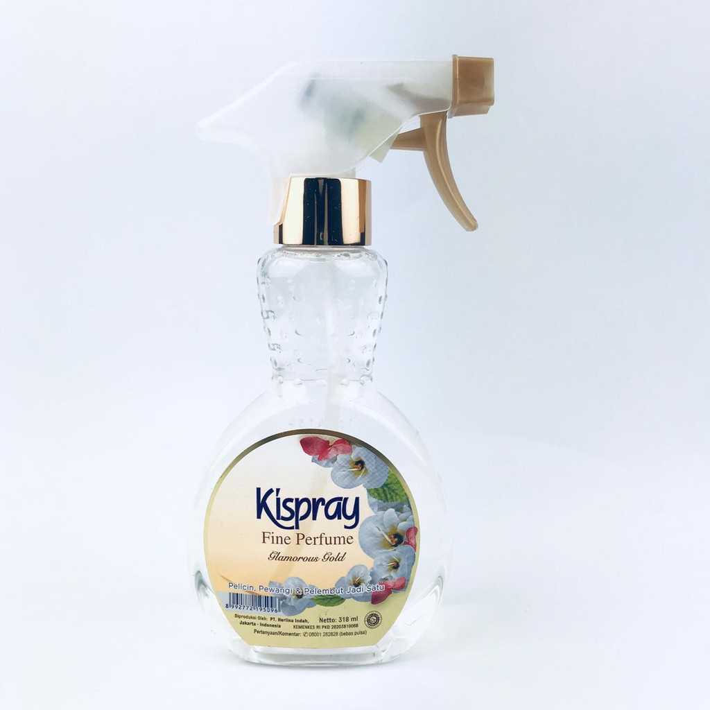 Jual Kispray Botol / Kispray Perfume Glamorous Gold / Pewangi Pelicin