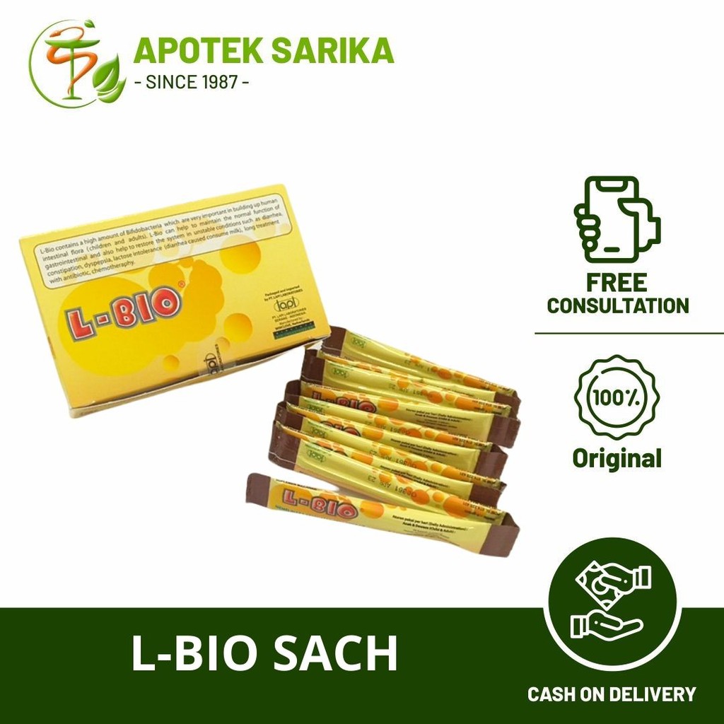 L bio sachet (per pcs) memelihara pencernaan & mengobati diare bayi
