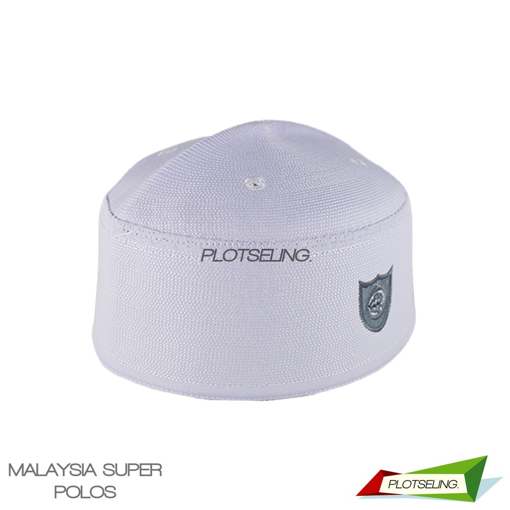 PECI MALAYSIA HAJI ALAY KOPIAH MALAYSIA PECI HITAM PUTIH POLOS ANAK DEWASA NOMOR 3-12 KOPEAH HAJI