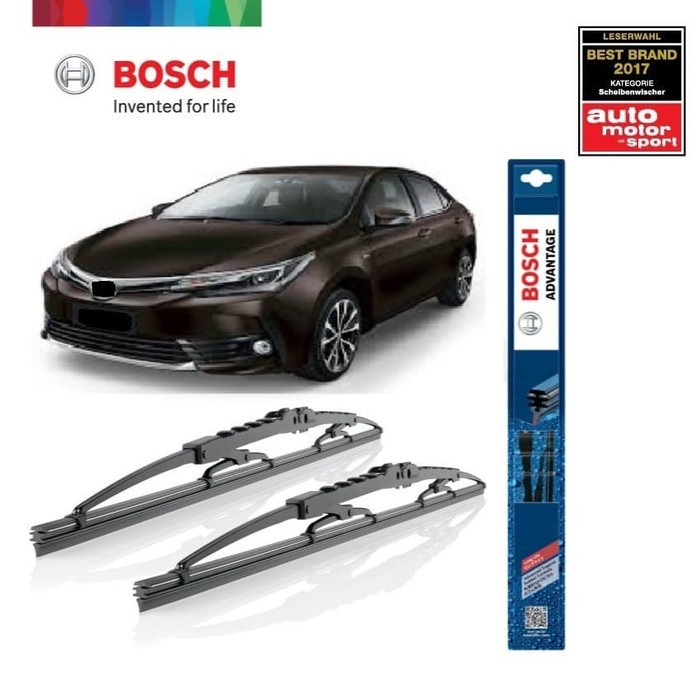 Wiper Blade Altis BOSCH Sepasang Advantage 16-24&quot; ORIGINAL