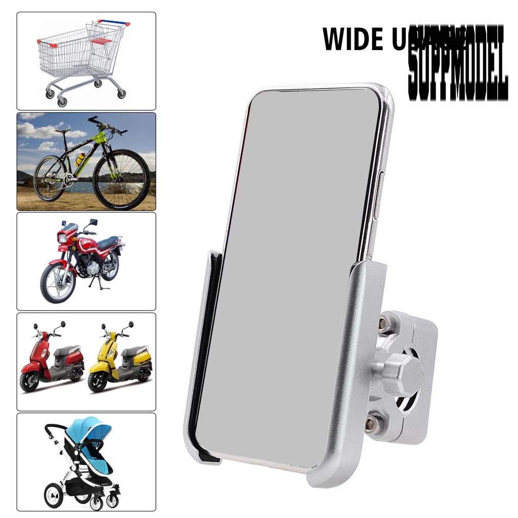 Stand Holder Handphone Bahan Aluminum Alloy Untuk Setang Sepeda Motor