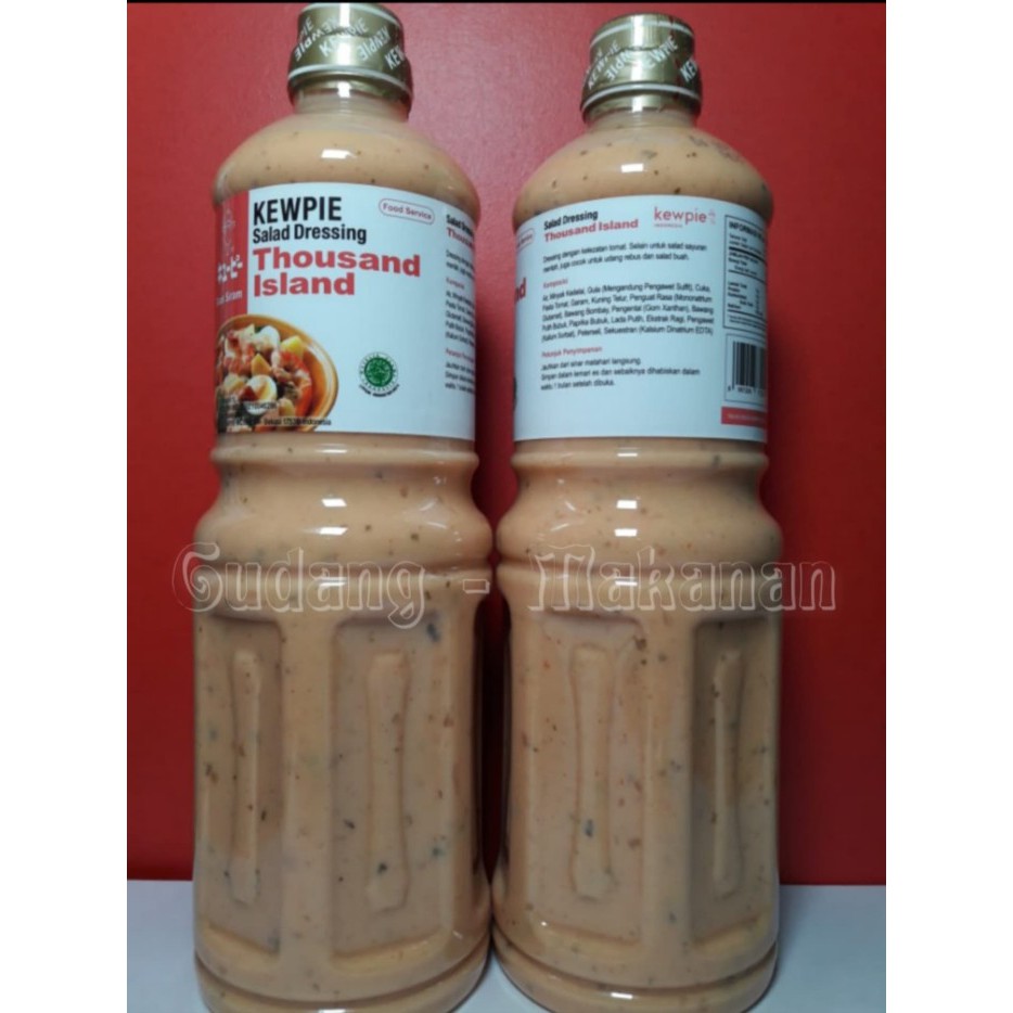 

Special Kewpie Salad Dressing Thousand Island 1 Liter - Pack Standard Diskon
