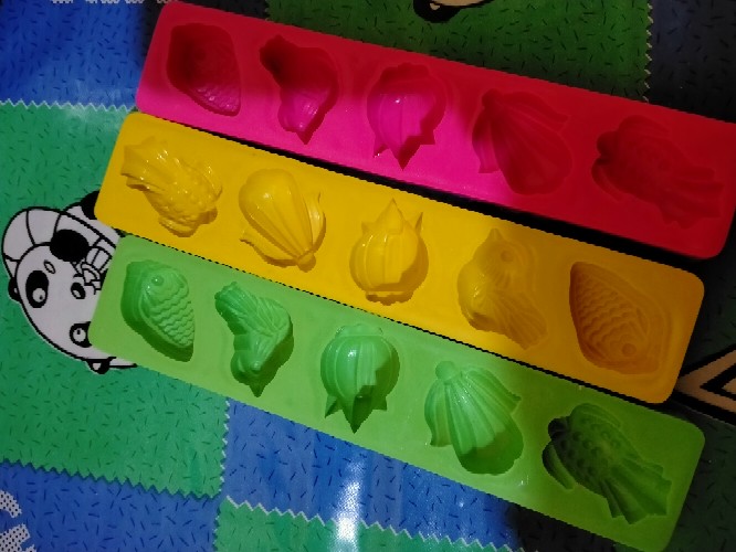 Cetakan Kue Bangkit Dan Sagu Plastik 5 Variasi Motif