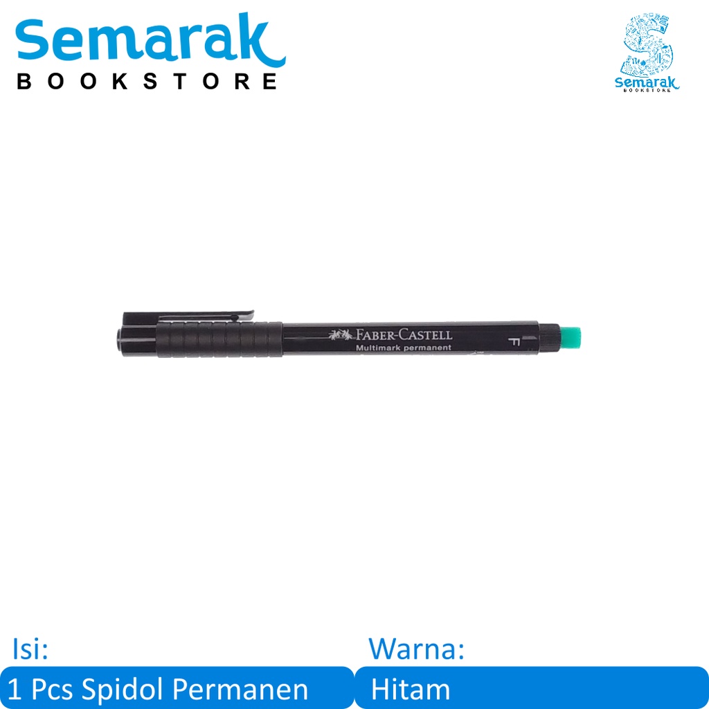 

Faber Castell Multimark F Permanent Spidol - Hitam