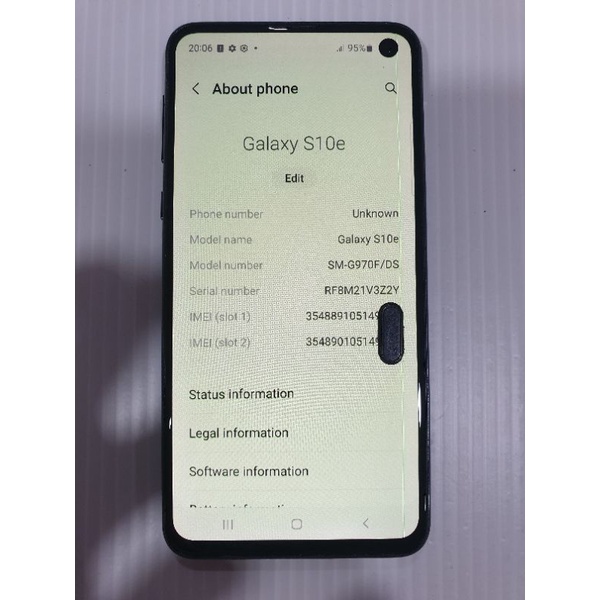 samsung S10E minus LCD