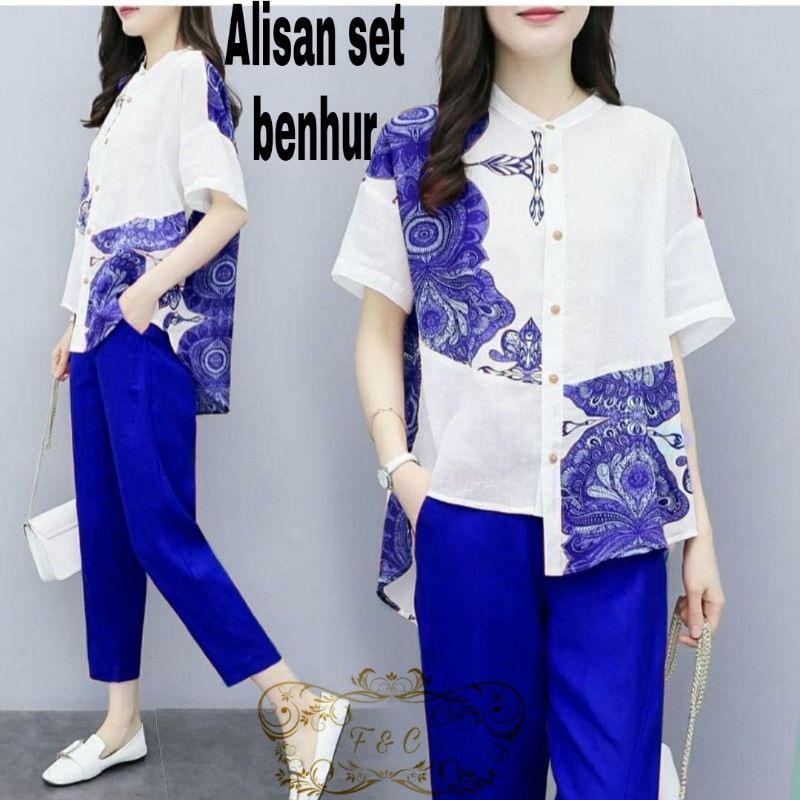 COD √ Setelan Wanita / Set Fit To L / Set Alisan ( Atasan dan Bawahan )