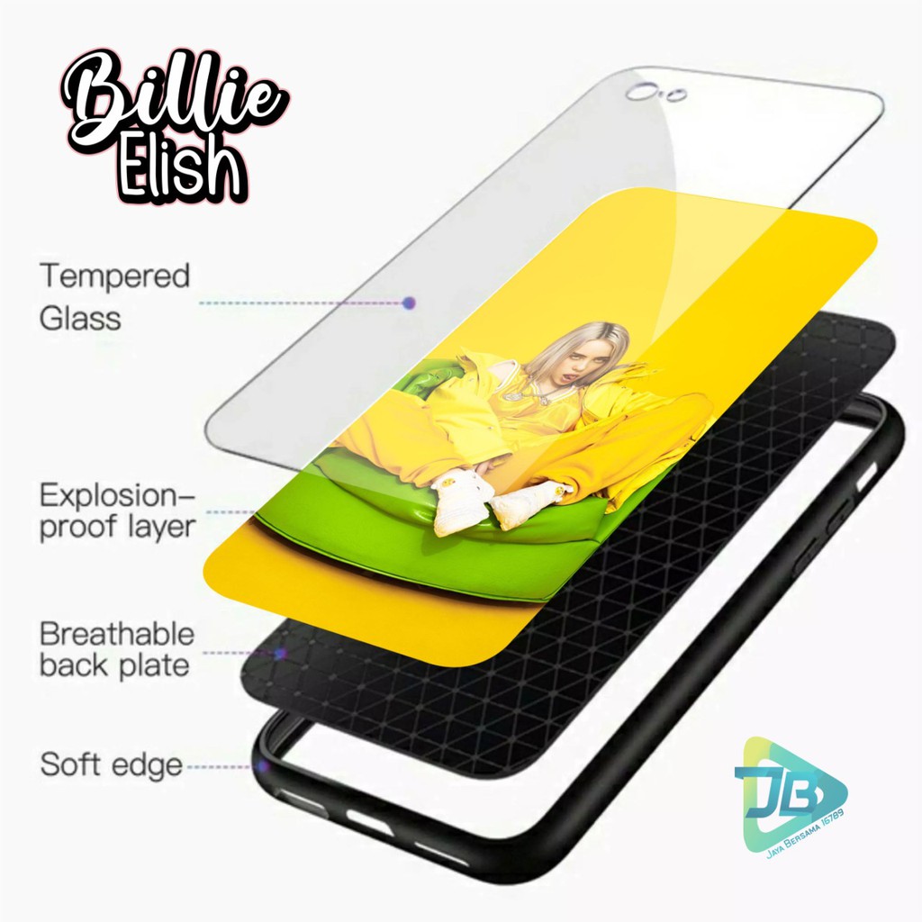 SOFTCASE BACK CASE GLASS KACA BILLIE ELISH VIVO V5 V5+ V7 V9 V11 V15 V17 V19 V20 S1 X20 X50 JB2948