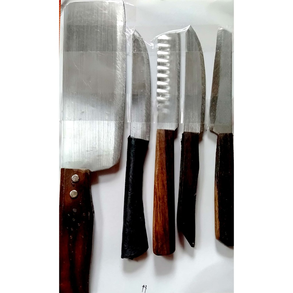 Pisau dapur 1 set isi 5 murah