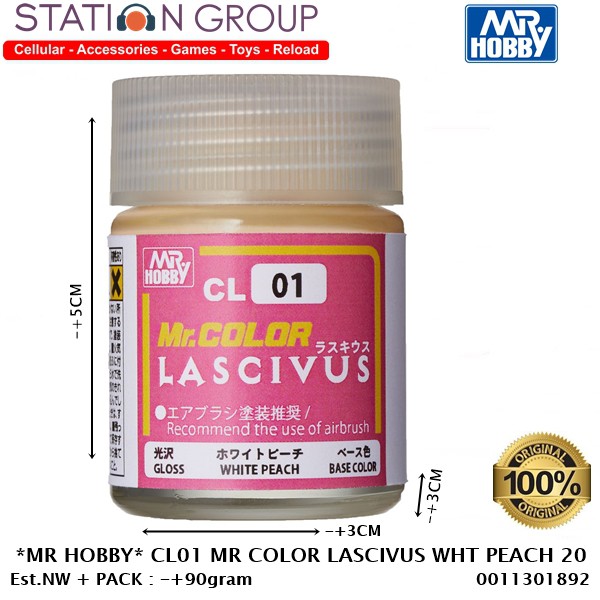 MR HOBBY CL01 MR COLOR LASCIVUS WHITE PEACH