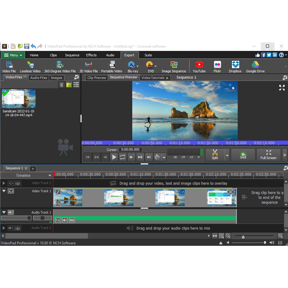 [Lifetime] NCH VideoPad Pro 13.55 BISA UPDATE Video Editor Terbaru Full Version