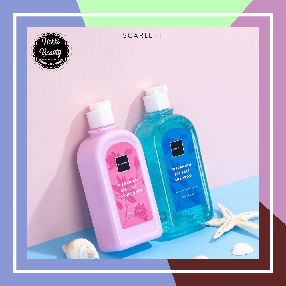 SCARLETT Yordanian Sea Salt Shampoo / Fragrance Conditioner 250ml by Felicya Angelista