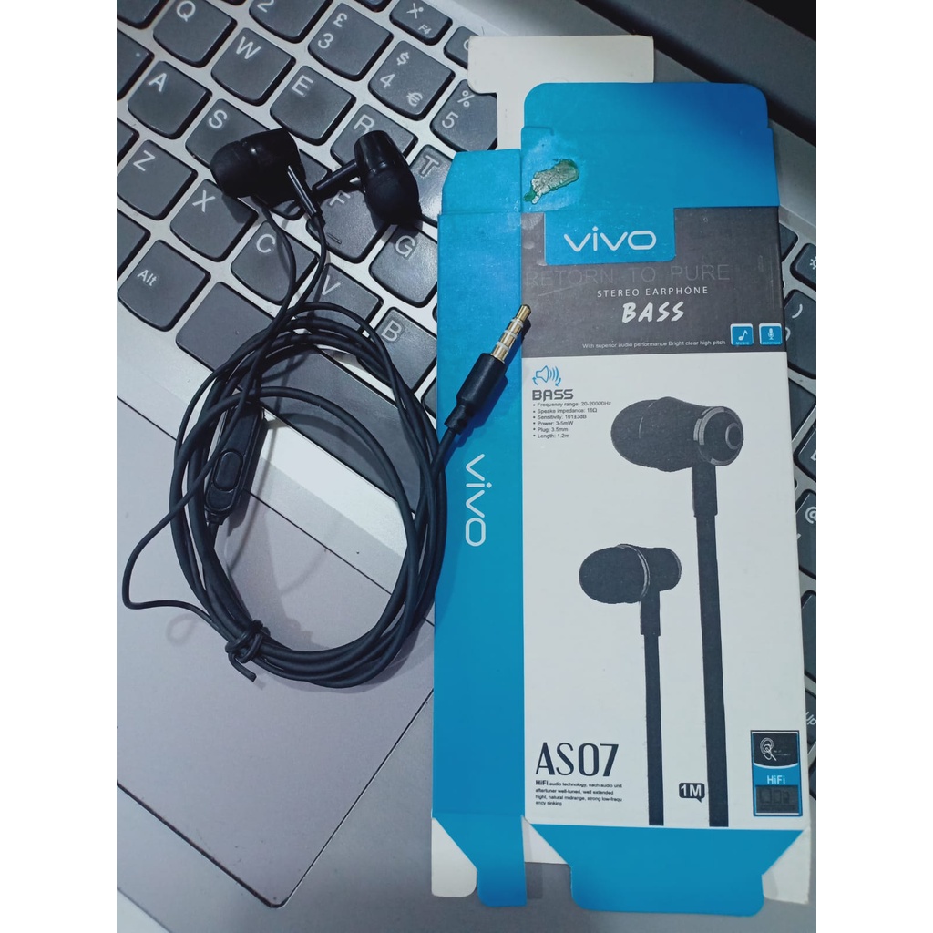 Headset Branded As 07 Vivo Super bass