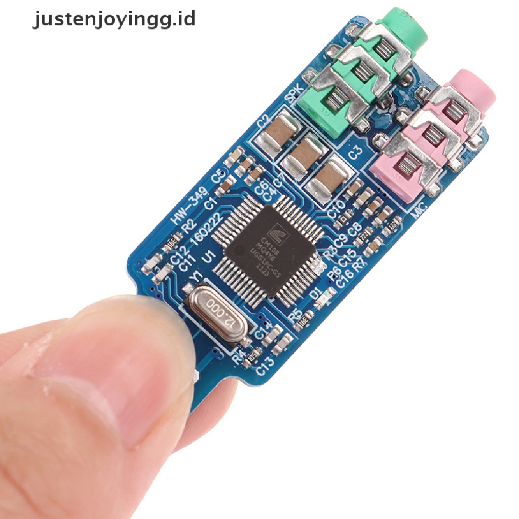 (Justenjoyingg.Id) Cm108 Sound Card Eksternal Usb Untuk Laptop