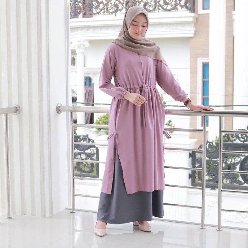 audiya dusty purple gamis bajugamis gamismurah