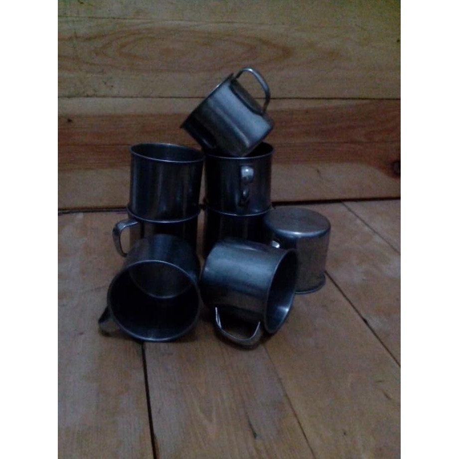 Cangkir Mini Mug Mini Gelas Kecil Stainless Steel