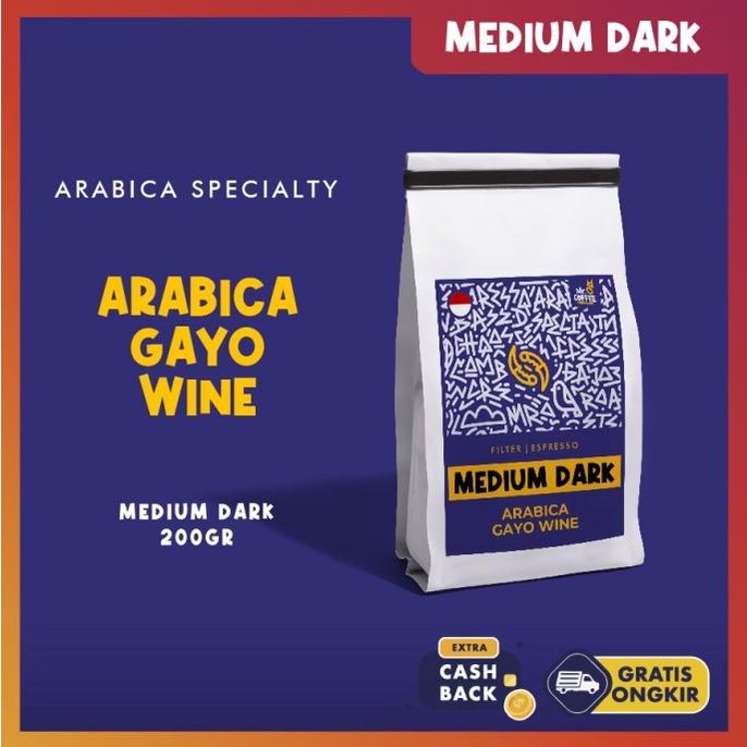 

Kopi Arabika DARK ROAST GAYO WINE | biji Kopi Aceh gayo single origin