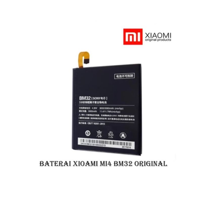 BATERAI BATRE BATTERY BATU HP XIAOMI Mi4 BM32 ORIGINAL 99%