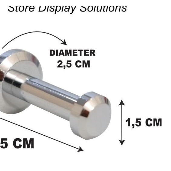 ➨ HOOK BAJU BULAT COOPER 21-03 - KAPSTOK - GANTUNGAN HANDUK - DINDING ❊