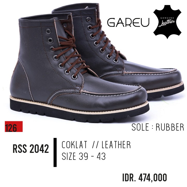 sepatu casual pria,sepatu boot casual,sepatu boots pria RSS 2042