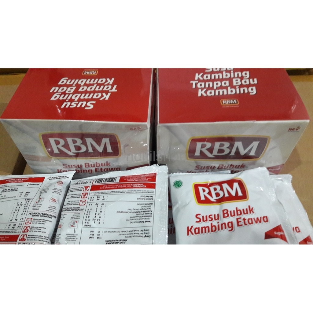 

minuman serbuk mengandung susu kambing rbm