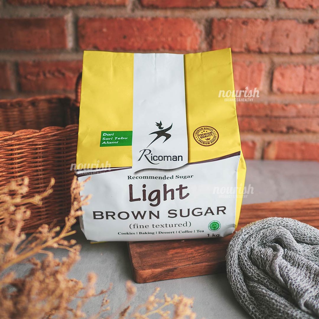 Ricoman Light Brown Sugar 1kg