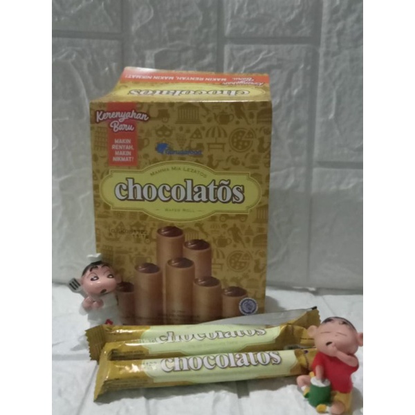 

0Chocolatos Wafer Coklat Box 24 x 8.5 gr murah