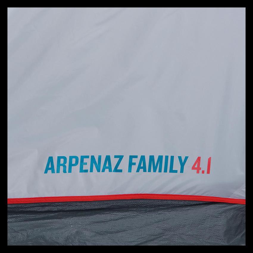 BEST SELLER ARPENAZ 4.1 FAMILY CAMPING TENT / 4-PERSON 1 BEDROOM - TENDA CAMPING QUECHUA ARPENAZ 4