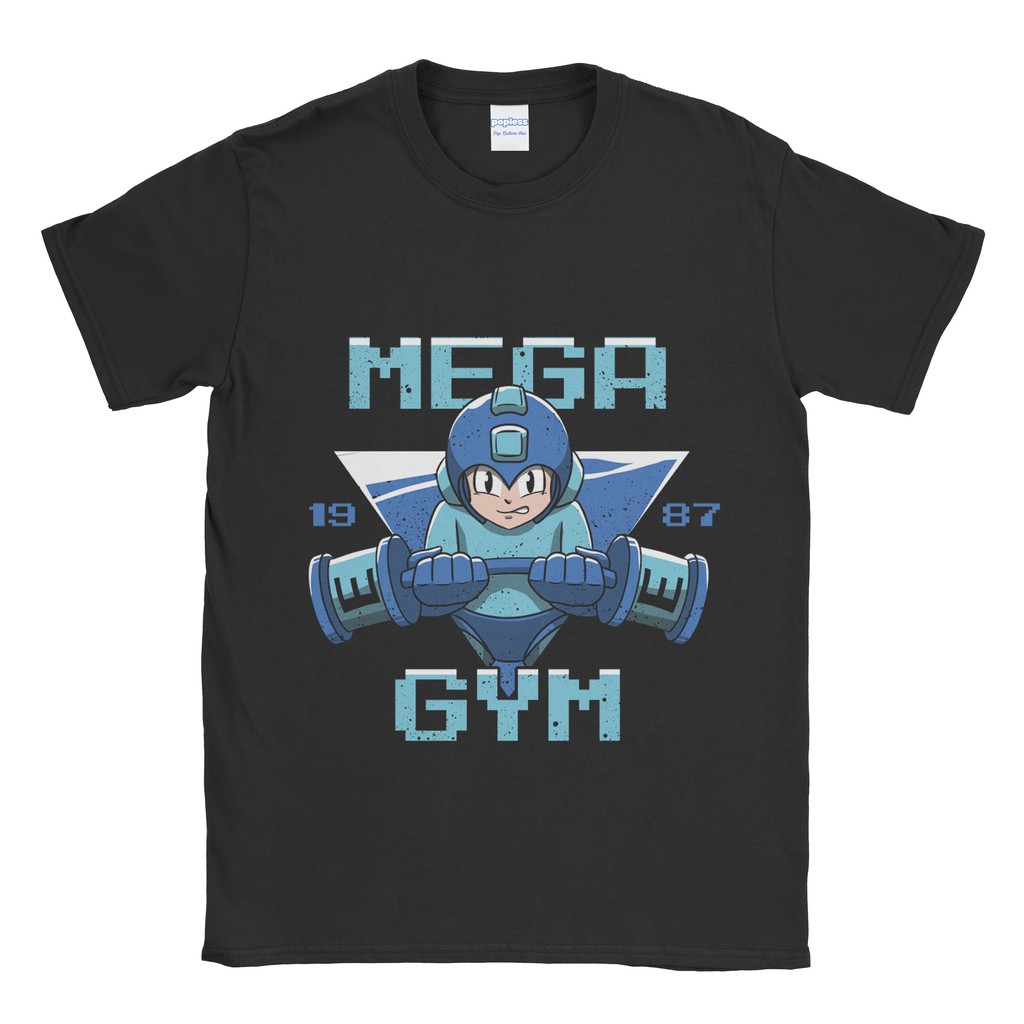 Baju Kaos Tshirt Megaman Gym