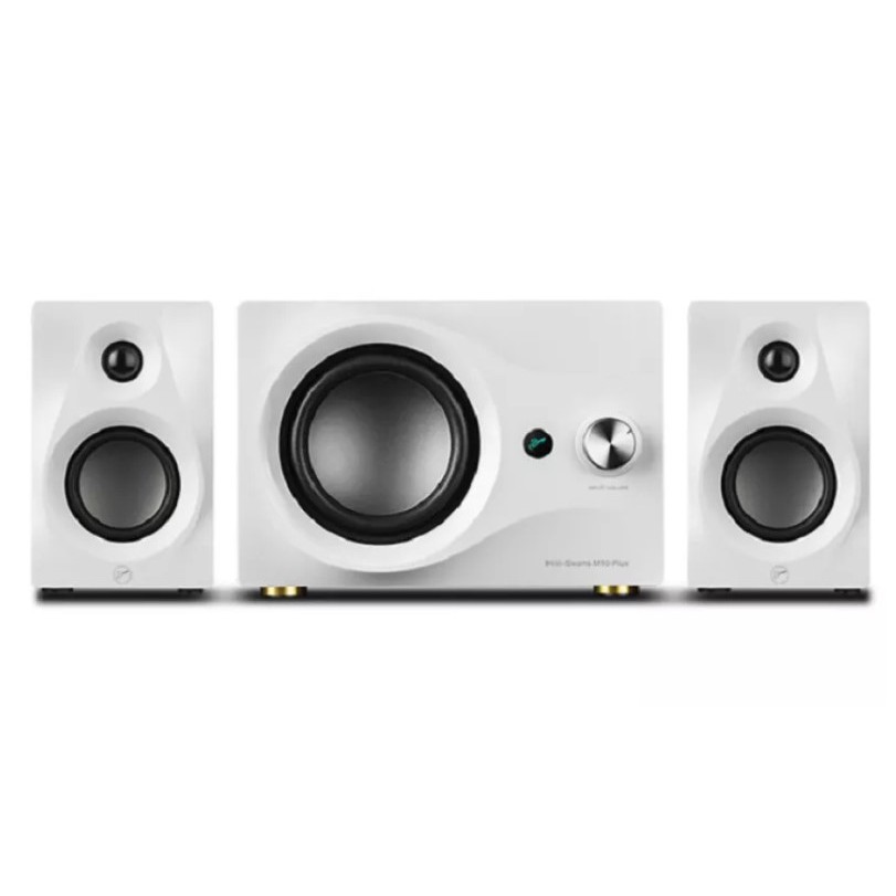 Swans HiVi M10 Plus 2.1 Active Powered Speaker White