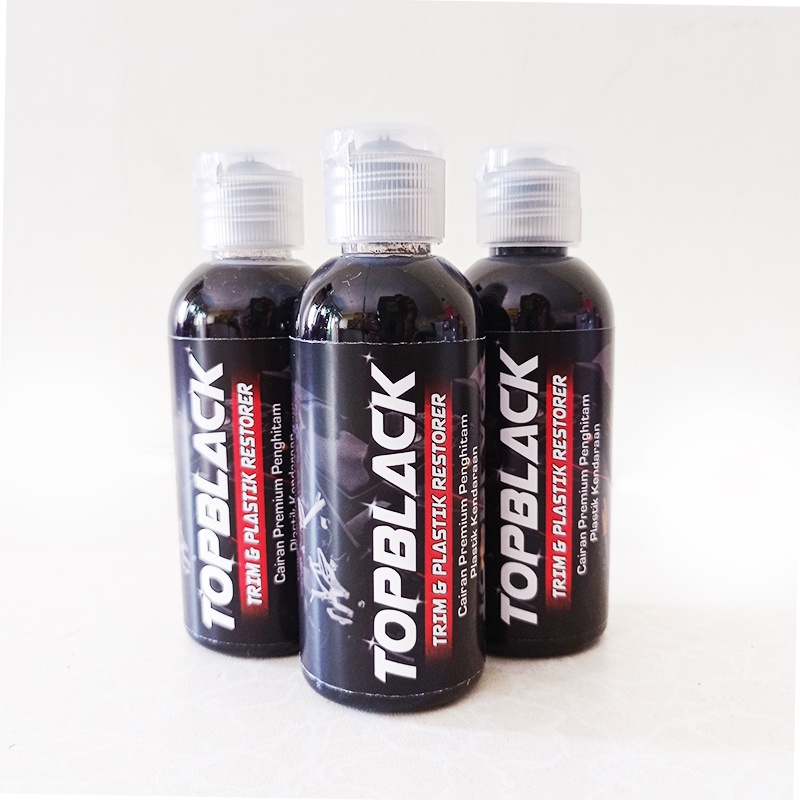 TOPCAR Penghitam Plastik Body Motor Darboard Plastik Bemper Mobil Topblack Blackmagic Semir Hitam Permanen Kilap