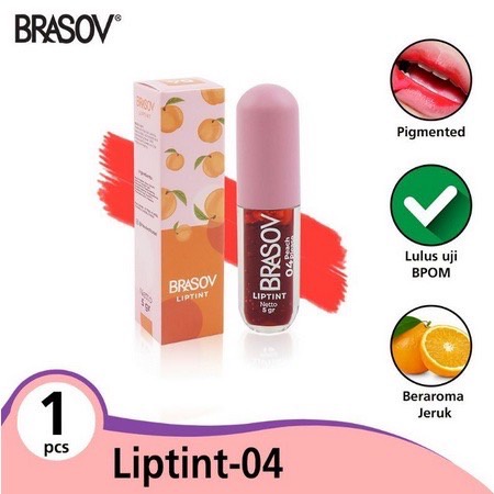 Brasov Lipstick Lip Tint 5 Gram (BPOM RI)