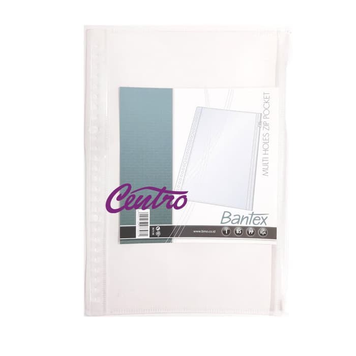 

BANTEX ZIPPER POCKET A5 KANTONG ZIPPER BINDER 20 HOLES LUBANG