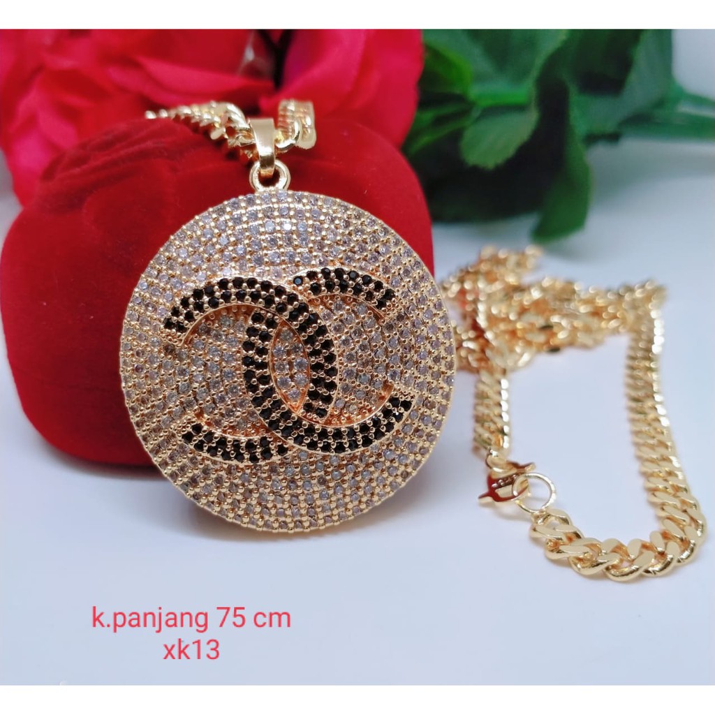 Kalung Lionti XUPING Perhiasan lapis emas premium anti luntur ukuran besar