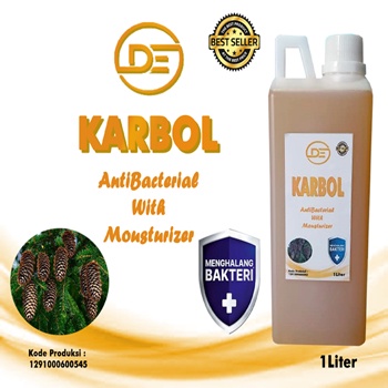 KARBOL DE KONSENTRAT 1 LITER ANTIBACTERIAL ANTI NYAMUK &amp; SERANGGA PREMIUM KARBOL