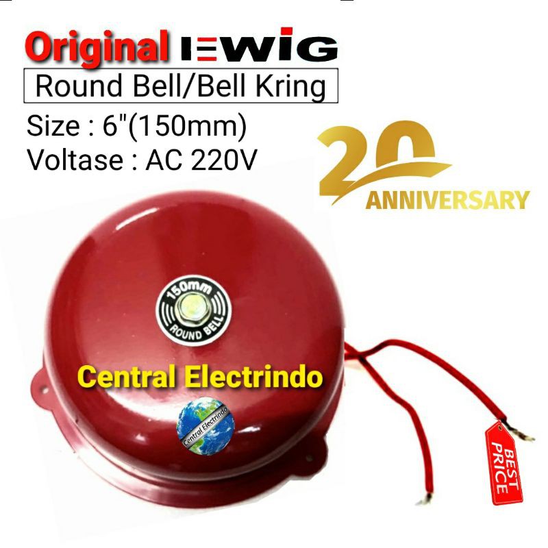 Bell/Round Bell 6&quot;(150mm) EWIG.
