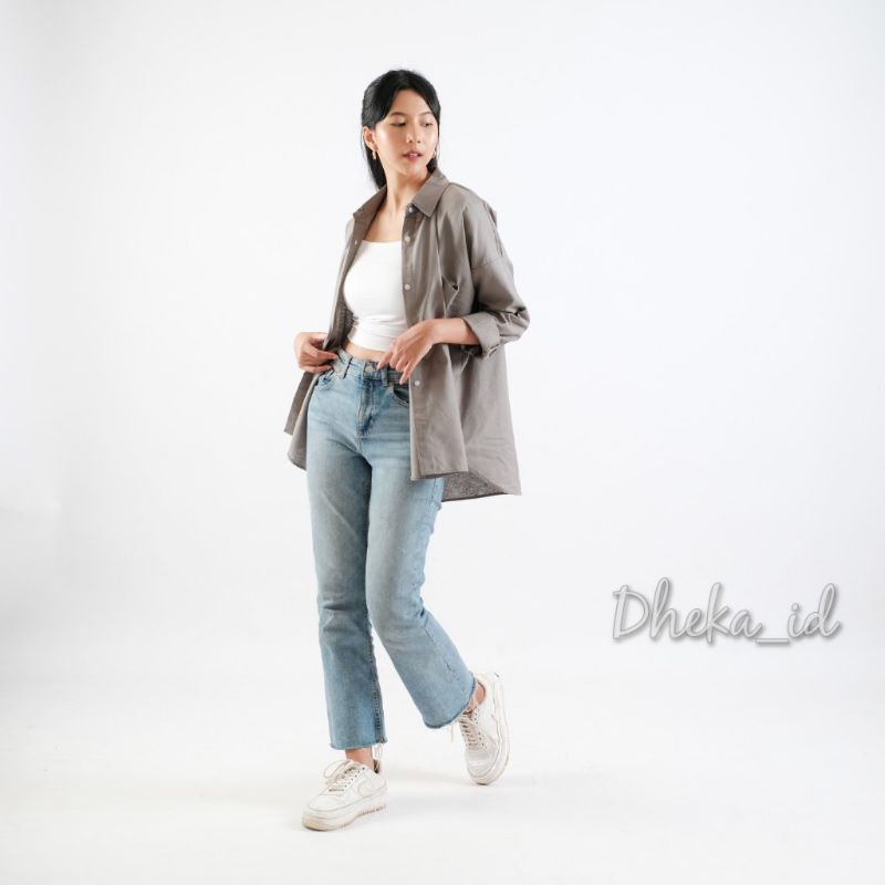 Kalea Shirt - Kemeja Linen Oversize