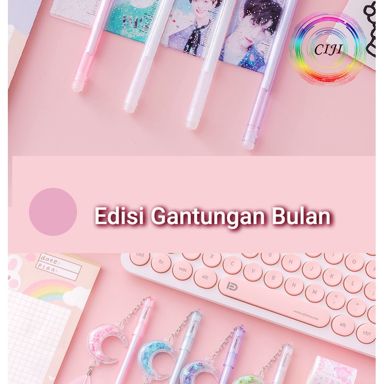 CIJI Pulpen Gel 0.5mm Dengan Berbagai Macam Motif Gantung Lucu dan Unik [1pcs Kirim Random]-8