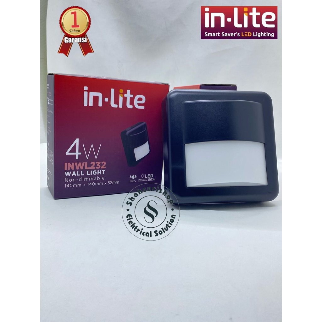 IN LITE INWL 232 WALL LIGHT LAMPU DINDING INLITE 4WATT 4 WATT